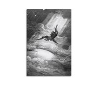 JAHER Paradise Lost by Gustave Dore Art Poster Art Painting Decor Wall Photo Home Modern Decorative 16x24inch(40x60cm)