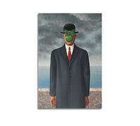 JAHER The Son of Man by Rene Magritte Art Poster Art And Wall Art Picture Modern Family Decor 24x36inch(60x90cm)