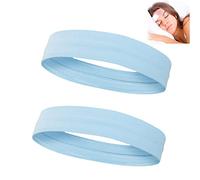 JAHER Zen band Stress Relief Infrared Headband, Bedtime headband for tension headache relief (Blue 2PCS)