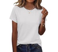 Jahetuul Womens Short Sleeve Tops Summer Crew Neck T Shirts for Ladies UK Casual Basic Top Loose Fit Pullover Tunic Tee Gym Yoga Active Going Out Clothing