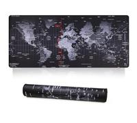 Jahosin XXL Gaming Mouse Mat, Extended Mouse Pad Stitched Edges 2MM Non-slip Rubber Base 90x40cm Desk Pad for Gaming/Office/Bussiness 90x40 MapJ