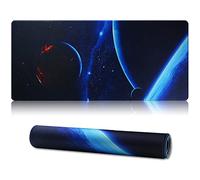 Jahosin XXL Gaming Mouse Mat, Extended Mouse Pad Stitched Edges 2MM Non-slip Rubber Base 90x40cm Desk Pad for Gaming/Office/Bussiness-90 x 40 ingqiu02