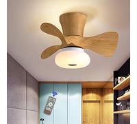 JAHQLIGHT Fan Ceiling Fan Led Ceiling Light New Modern Creative with Remote Control Dimmable Silent Fan Lights Bedroom Lamp Living Room Kindergarten Office Kids Room Ceiling Fan Lighting