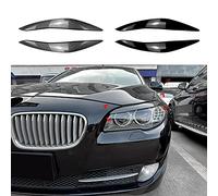 JAHURO Car Headlight Eyebrows, For BMW 5 Series F10 F11 2011-2014, Car Headlight Eyebrow Cover, Decorative Headlight Sticker Strips,A-Carbon Fiber Look