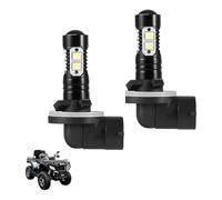 JahyShow 881 LED Fog Light Bulbs, 50W 6500K Cool White DRL Replacement, 12V-24V Wide Voltage for Tractor, Snowblower, ATV, UTV, IP67 Weather-Resistant, Fits 886 894 896 898, 2 Pack