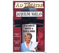 J'ai deux mots à vous dire [VHS]
