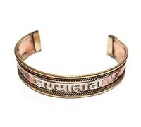 Jai Mata Di Healing Ashtdhatu Copper Bracelet Kada for Men