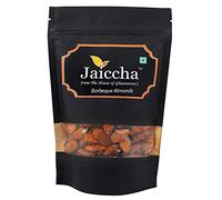 Jaiccha Ghasitaram Barbeque Almonds 200 GMS in Black Paper Pouch