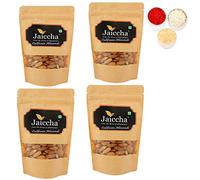 Jaiccha Ghasitaram Bhaidooj Gifts - American/ Califonia Almonds 800 GMS in Brown Paper Pouch