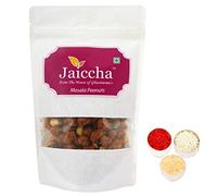 Jaiccha Ghasitaram Bhaidooj Gifts - Masala Peanuts 200 GMS in White Paper Pouch