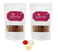 Jaiccha Ghasitaram Bhaidooj Gifts - Masala Peanuts 400 GMS in White Paper Pouch