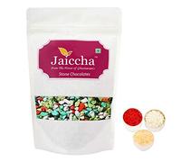 Jaiccha Ghasitaram Bhaidooj Gifts - Stone/ Rock Chocolates 200 GMS in White Paper Pouch