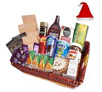 Jaiccha Ghasitaram Christmas Gifts Big Red Basket Hamper of 30 Goodies