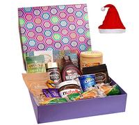 Jaiccha Ghasitaram Christmas Gifts Gourmet Big Hamper Box of 18 Goodies with Assorted Bites