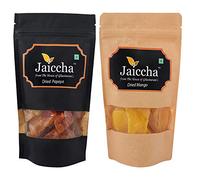 Jaiccha Ghasitaram Pack of 2 Papaya, Mango Pouches Big 400 GMS