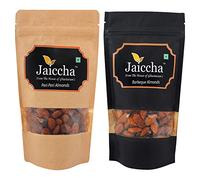 Jaiccha Ghasitaram Pack of 2 Peri Peri, Barbeque Almonds Pouches Small 200 GMS
