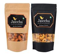 Jaiccha Ghasitaram Pack of 2 Peri Peri, Barbeque Cashews Pouches Small 200 GMS