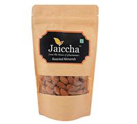 Jaiccha Ghasitaram Roasted Salted American/ California Almonds 200 GMS in Brown Paper Pouch