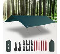 JAICOM Camping Tarp Waterproof, 3 x 5m Rain Fly Tarp, PU3000mm-Anti-UV