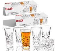 JAIEF 2 oz Tequila Glasses Heavy Base Shot Glass Cordial Glasses (Set of 12)