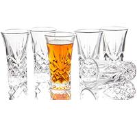 JAIEF 2 oz Tequila Glasses Heavy Base Shot Glass Cordial Glasses (Set of 6)