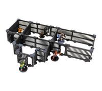 Jail Cells Kit: Tabletop & RPG Terrain Game Set for Dungeons & Dragons, Pathfinder, Castles & Crusades, 13th Age, Runequest, Asunder, Zombicide, Imperial Assault, and More! (60+ Pieces 523cm2)