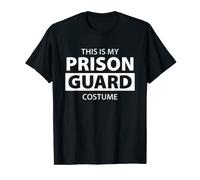 Jail Guard Uniform Lazy Halloween Costume T-Shirt