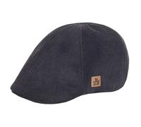 Jail Jam Erie Flat Cap: Black: M Size: M, Colour: Black