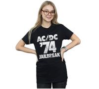 Jailbreak 74 Cotton Boyfriend T-Shirt AC/DC Black 4XL