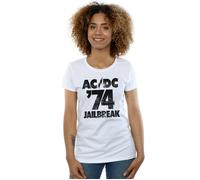 Jailbreak 74 Cotton T-Shirt AC/DC White L