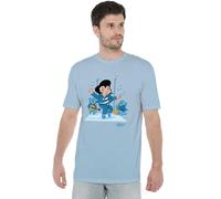 Jailhouse Rocker Unisex T Shirt, Light Blue, X-Large
