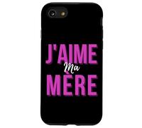 J'aime Ma Mère Mère Meilleur French Mom Cadeau De Fête Des Mères Case for iPhone SE (2020) / 7/8