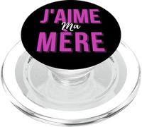 J'aime Ma Mère Mère Meilleur French Mom Cadeau De Fête Des Mères PopSockets PopGrip for MagSafe