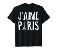 J'aime Paris Tour Eiffel Tower Vive France French Francais T-Shirt