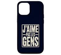 J'aime Pas Les Gens Funny French Introvert Quote Case for iPhone 12/12 Pro