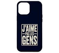 J'aime Pas Les Gens Funny French Introvert Quote Case for iPhone 12 Pro Max