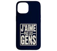 J'aime Pas Les Gens Funny French Introvert Quote Case for iPhone 15