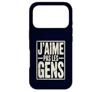 J'aime Pas Les Gens Funny French Introvert Quote Case for iPhone 17 Pro