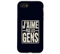 J'aime Pas Les Gens Funny French Introvert Quote Case for iPhone SE (2020) / 7/8