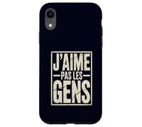 J'aime Pas Les Gens Funny French Introvert Quote Case for iPhone XR