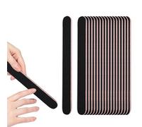 Jaimela Nail Files[20 Pcs], 100/180 Double Sided Emery Board, Grit Washable Nail Files, Fingernail Buffering Files Manicure Tools Nail Styling Tools