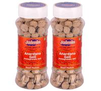 Jaimin Anardana Goli 175gm (Pack of 2) | Sweet & Tangy Digestive Candy | Traditional Pomegranate Buttons | Ideal Post-Meal Snack | Great for All Age Groups | Travel-Friendly and Resealable Packing