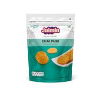Jaimin Indian Snacks Variety Pack, 34 Items - Ratlami Sev, Makhna, Jeera Puri, Khatta Mitha, Pudina Moong, Chana Dal, Chai Puri, Banana Chips, Soya Sticks & More (Pack of 1, Chai Puri)