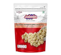 Jaimin Indian Snacks Variety Pack | Authentic Traditional Street Food Flavours | Savoury & Crunchy Indian Namkeen Assortment | Perfect for Parties, Picnics & Gifting (Pack of 1, Makhana Him & Salt)
