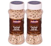 Jaimin Pachak Adrak 100g (Pack of 2) | Delicious & Healthy Ginger Treat | Natural Digestive Aid | Perfect for Post-Meal Refreshment | Tangy and Spicy Ginger Candy | Great for Digestion and Bloating