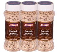 Jaimin Pachak Adrak 100g (Pack of 3) | Delicious & Healthy Ginger Treat | Natural Digestive Aid | Perfect for Post-Meal Refreshment | Tangy and Spicy Ginger Candy | Great for Digestion and Bloating