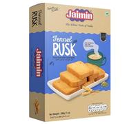 Jaimin Rusk Assorted Pack - Elaichi, Fennel, Jeera, Jaggery & Suji Flavours | Indian Crispy Toast Snack | 200g Each (Pack of 1, Fennel)
