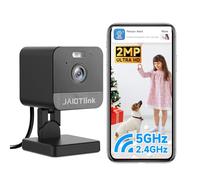JAIOTlink 1080P 2.4g/5g Indoor Camera, Plug-in Cameras for Home Security w/Night Vision, Baby/Elder/Home Cameras Indoor with Phone App, Motion Detection, 2-Way Talk, WiFi Camera Compatible w/Alexa