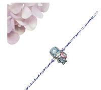 Jaipri Single Thread Elegant Captain America Super Herro Design Rakhi for Beloved Brother & Gifting with Roli Chawal Packets & Happy Rakshabandhan Card for Brother Rakhi for Bhaiya Rakhi for Men