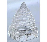 Jaipur Gems Sri Yantra Crystal Quartz Shree Yantra Blessed & Energized For Spiritual Powers Correcting Vaastu Doshas Imbalances Enormous Wealth & Prosperity 20 Grams White
